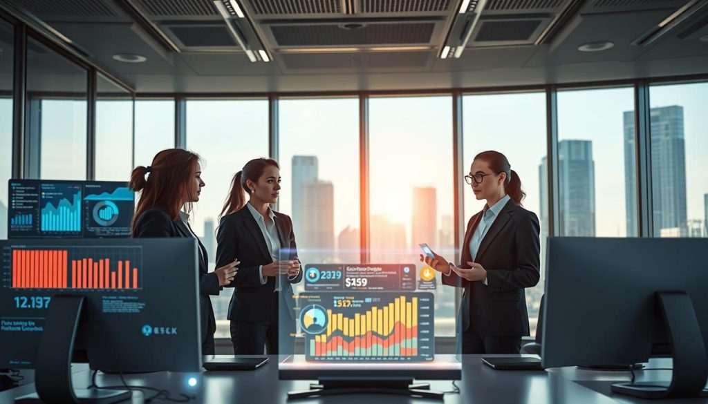 A futuristic office environment showcasing the concept of AI personalization techniques for cold outreach automation. In the foreground, a diverse group of three professionals in business attire is engaged with glowing holographic interfaces, revealing data analytics and customer profiles, symbolizing AI-generated insights. The middle ground features sleek computers with vibrant, animated charts and graphs, emphasizing automation and efficiency. The background includes large windows showing a modern cityscape, bathed in daylight, enhancing a sense of innovation and progress. Soft, natural lighting creates an inviting atmosphere, while the use of a wide-angle lens adds depth to the scene, reflecting the transformative role of AI in business communication. The entire composition conveys a mood of collaboration and advanced technology driving personalized outreach. A futuristic office environment showcasing the concept of AI personalization techniques for cold outreach automation. In the foreground, a diverse group of three professionals in business attire is engaged with glowing holographic interfaces, revealing data analytics and customer profiles, symbolizing AI-generated insights. The middle ground features sleek computers with vibrant, animated charts and graphs, emphasizing automation and efficiency. The background includes large windows showing a modern cityscape, bathed in daylight, enhancing a sense of innovation and progress. Soft, natural lighting creates an inviting atmosphere, while the use of a wide-angle lens adds depth to the scene, reflecting the transformative role of AI in business communication. The entire composition conveys a mood of collaboration and advanced technology driving personalized outreach.