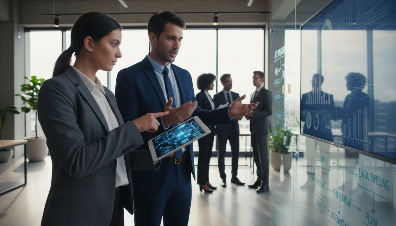 How do companies implement AI?