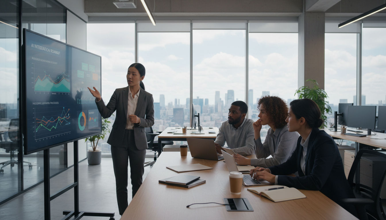 How do companies implement AI?