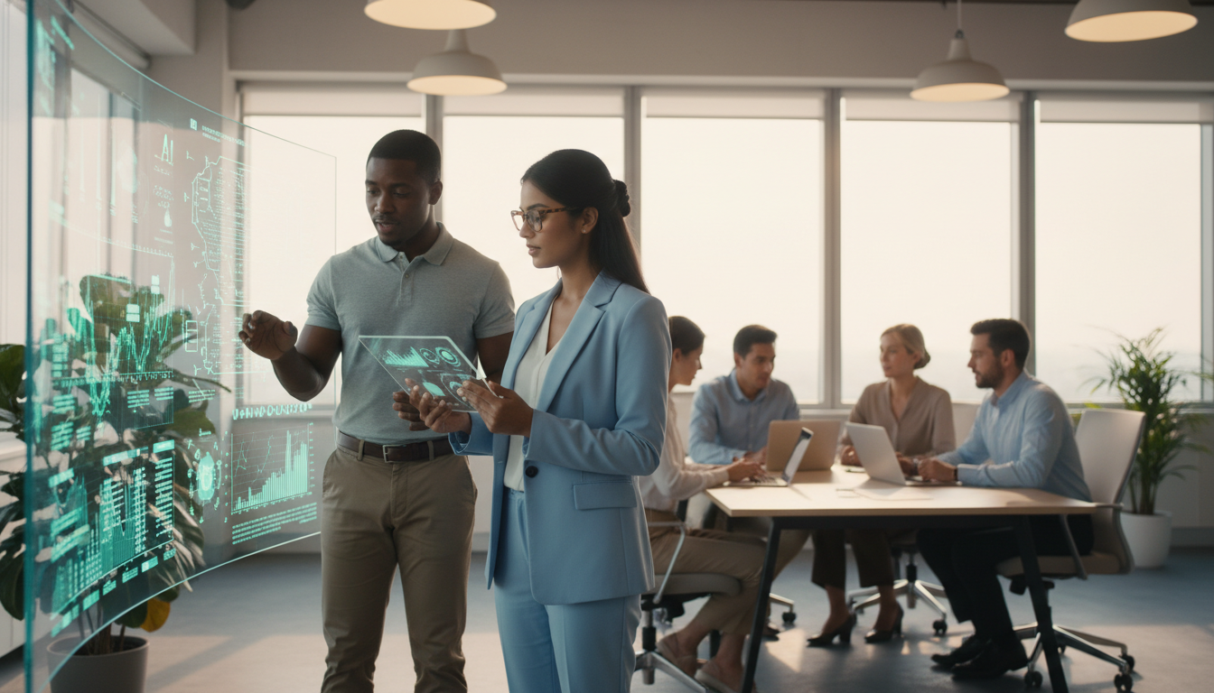 What are real examples of AI in business?