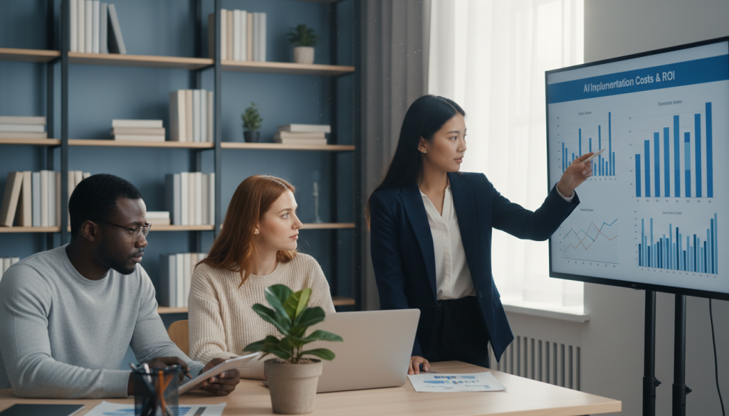 small business AI implementation costs